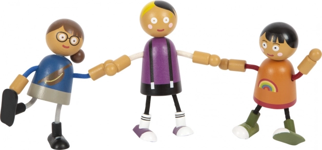 Small Foot fleksibilne lutke obitelj s djetetom
