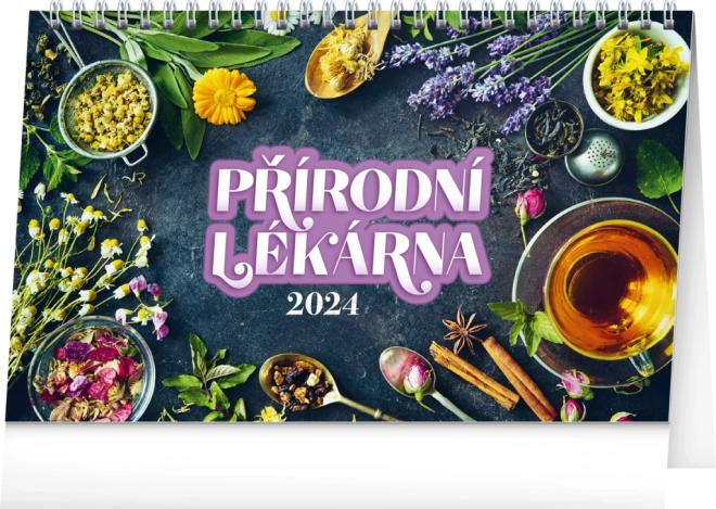 Stolni kalendar Prirodna ljekarna 2024, 23,1 × 14,5 cm