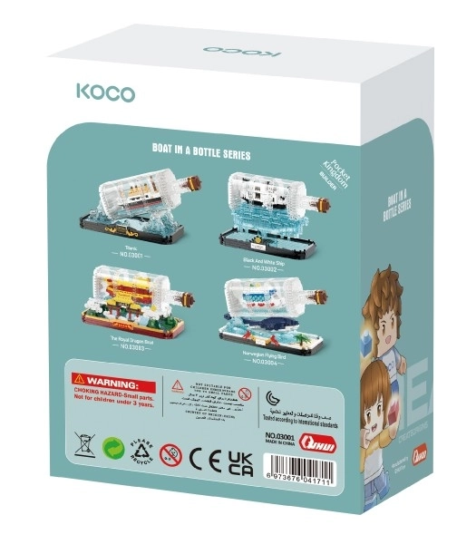 Komplet KOCO Titanic u Boci