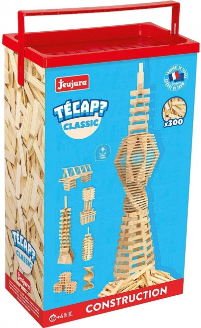 Jeujura drvena konstrukcijska igra Técap Classic 300 dijelova