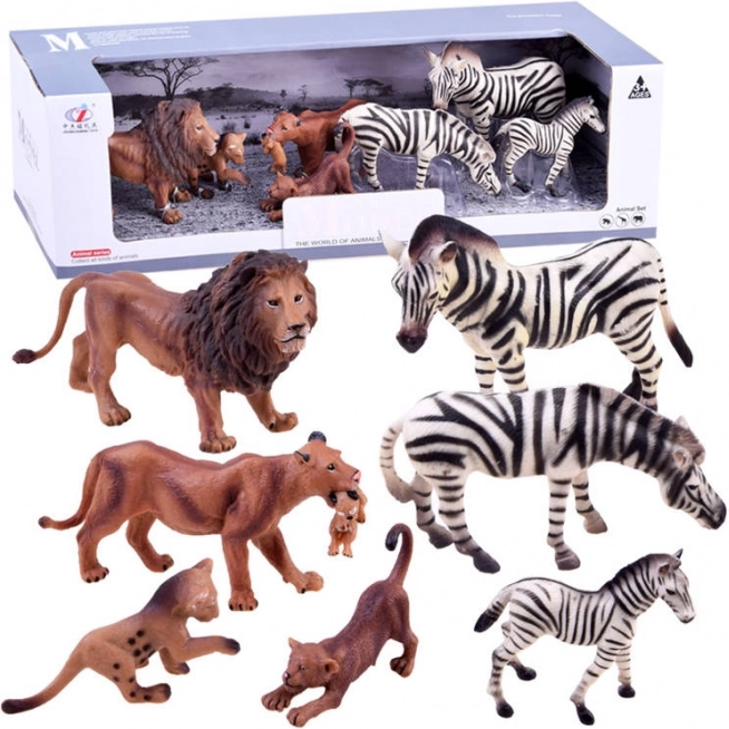 Set figurica safari – životinje – Zebra + lav