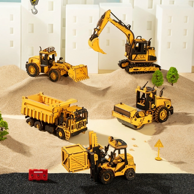RoboTime drvene 3D puzzle - Utovarivač