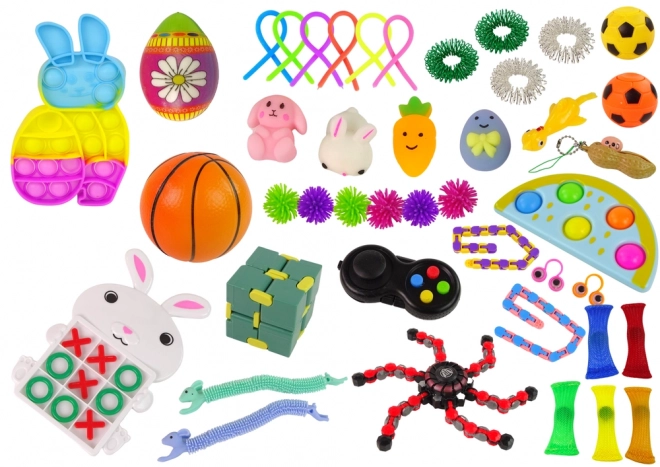 Uskrsni Fidget Igračke Pop It Squishy Antistres Set 42 dijela