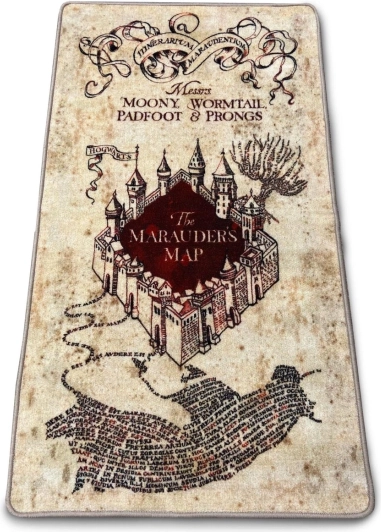 Otirač Harry Potter Pobunjenikova karta 76 × 133 cm