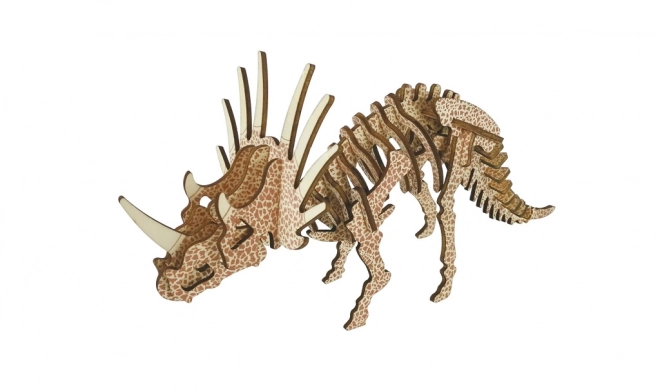 Drvene 3D puzzle Triceratops