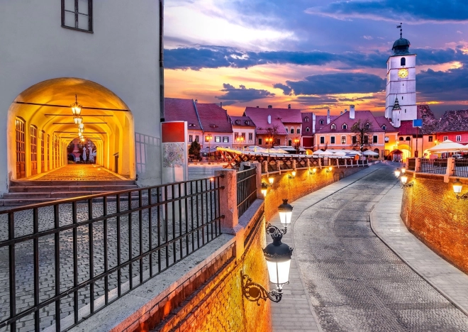 Puzzle Mali trg, Sibiu, Rumunjska 1000 dijelova ENJOY