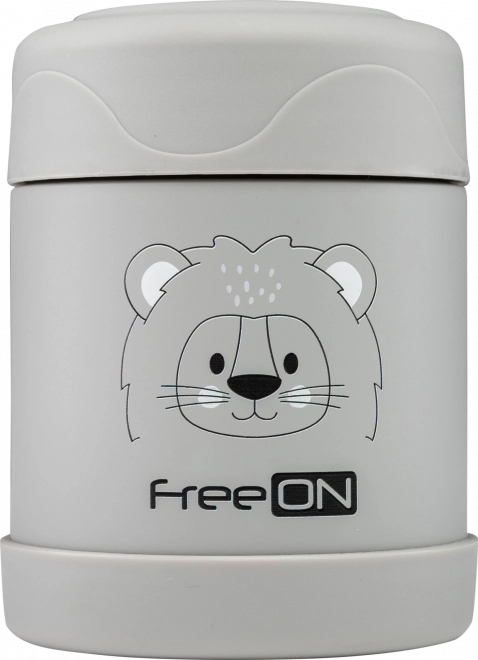 FreeON Termodóza za hranu nehrđajući čelik 350 ml siva