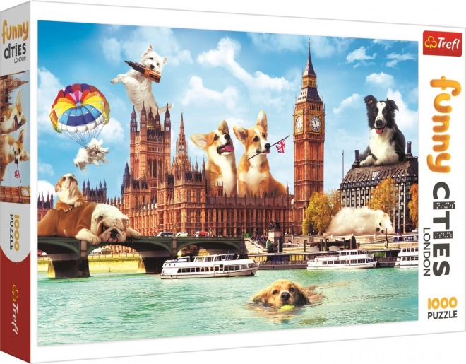 Puzzle 1000 komada Psi u Londonu