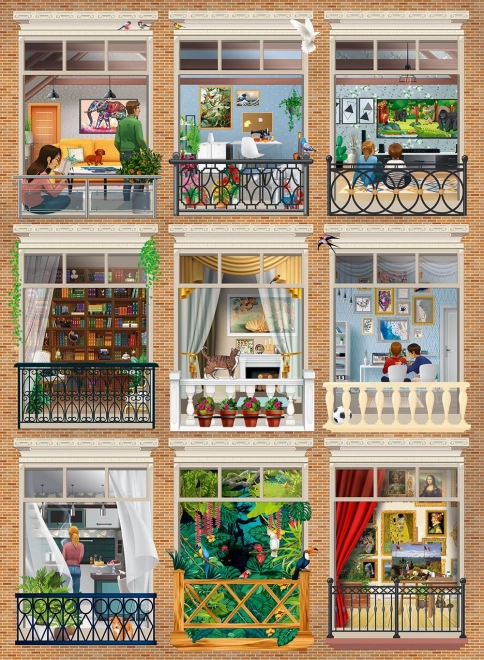Puzzle Interijer kuće 3000 dijelova