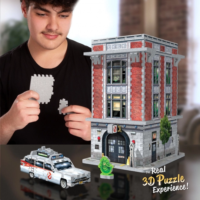 WREBBIT 3D puzzle Ghostbusters: Vatrogasna postaja istjerivača duhova 500 komada
