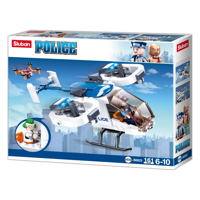 Sluban Policija M38-B0823 Policijski helikopter s dronom za prijevoz zatvorenika