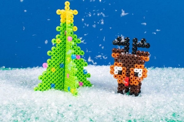Playbox smeđi perlice za peglanje 1000 kom