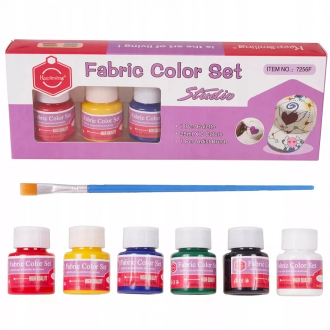Set za tekstil u 6 boja s priborom