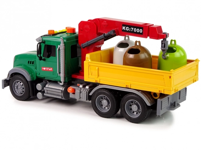 Kamion Auto Dizalica Transport Kanta Za Otpad Zvuk