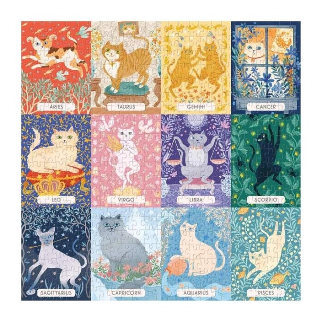 Puzzle Mačji zodijak 500 dijelova od Galisona