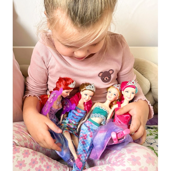 WOOPIE Set 4 Čarobne Princeze - Kutija Lutki 4u1 s Dodacima