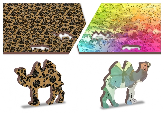 Drvene puzzle Leptirov san od WOODEN CITY