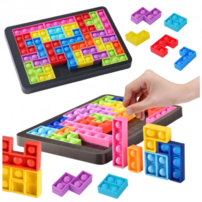 Senzorička igračka Tetris Pop-It Puzzle 3v1