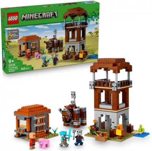 LEGO Minecraft 21278 Baza pljačkaša i Razarač