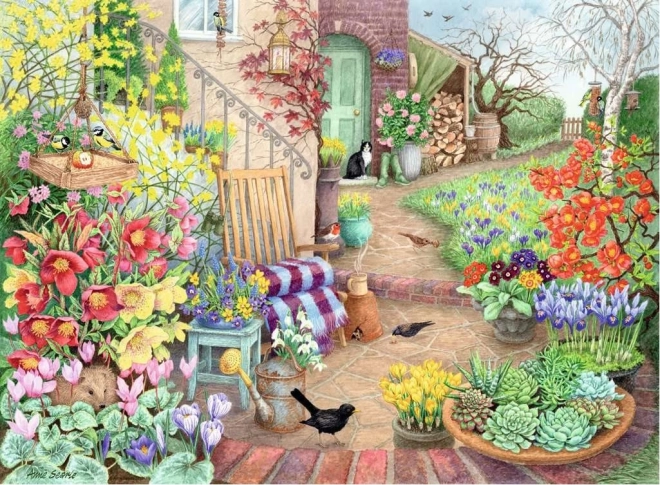 RAVENSBURGER Puzzle Prekrasni vrtovi 4x500 dijelova