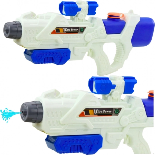 Voden pištolj Ultra Power 600 ml bijelo-plavi s ručnim pumpanjem