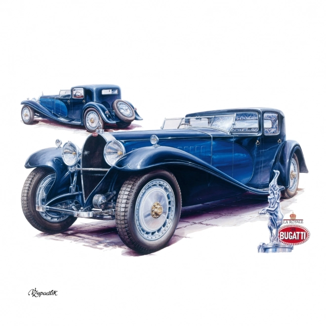 NOTIQUE Bilježnica Kalendar Klasični Automobili – Václav Zapadlík, 2025, 30 x 30 cm