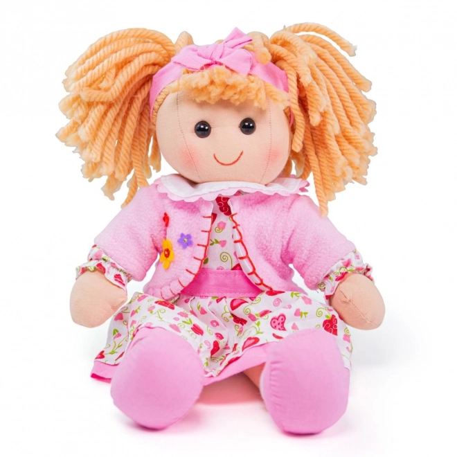 Bigjigs Toys Krpena lutka Kelly 34 cm