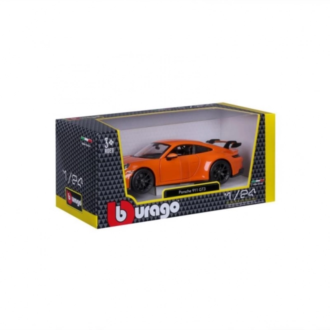 Bburago Porsche 911 GT3 model narančasti 1:24