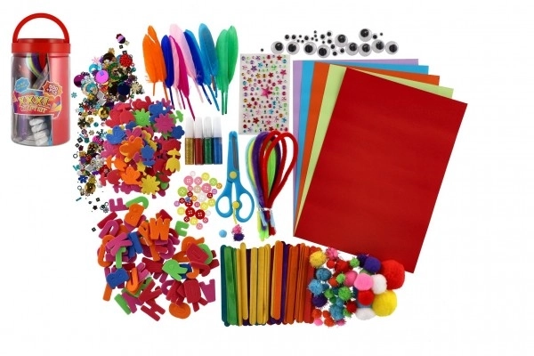 Kreativni set za djecu u plastičnoj kutiji 12 × 21 × 12 cm