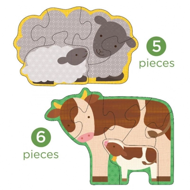 Petit Collage Prva puzzle životinjice s farme