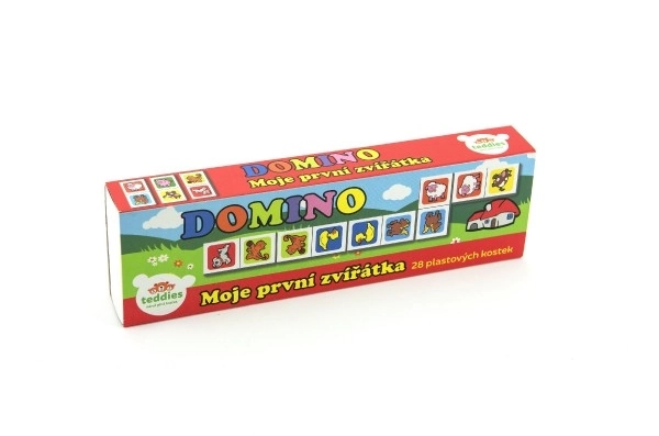 Domino Moje prve životinje 28 kom društvena igra u kutiji 21x6x3cm