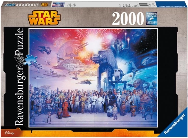 Ravensburger puzzle Star Wars svemir 2000 dijelova
