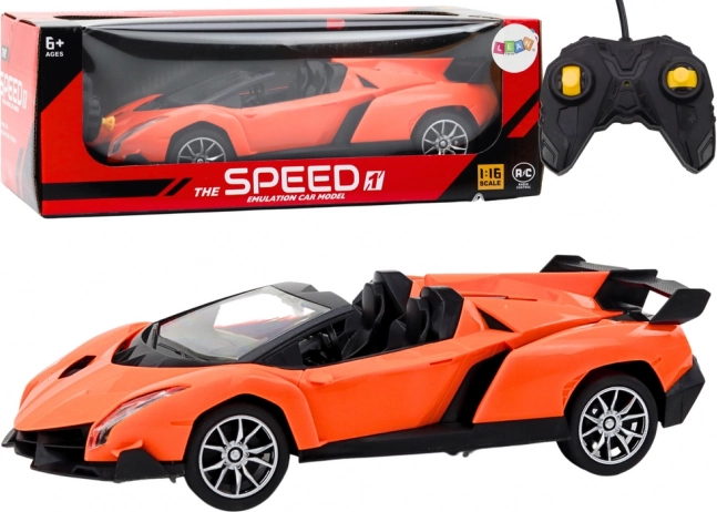 Sportski auto na daljinsko upravljanje RC 1:16 Narančasti