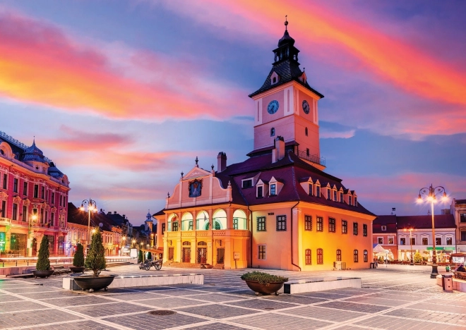 Puzzle Trg radnice Brașov 1000 komada
