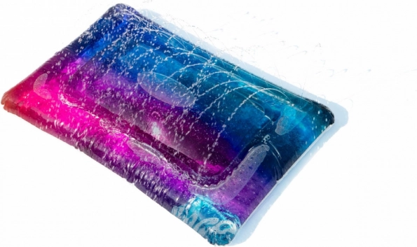 Galaktička vodena igraća podloga 130 × 90 cm BESTWAY s vodenim raspršivačem
