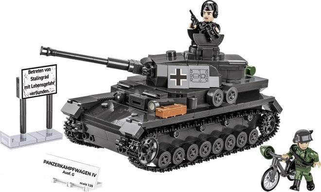COBI 3127 Drugi svjetski rat Njemački tenk Panzerkampfwagen IV Ausf. G 1:35