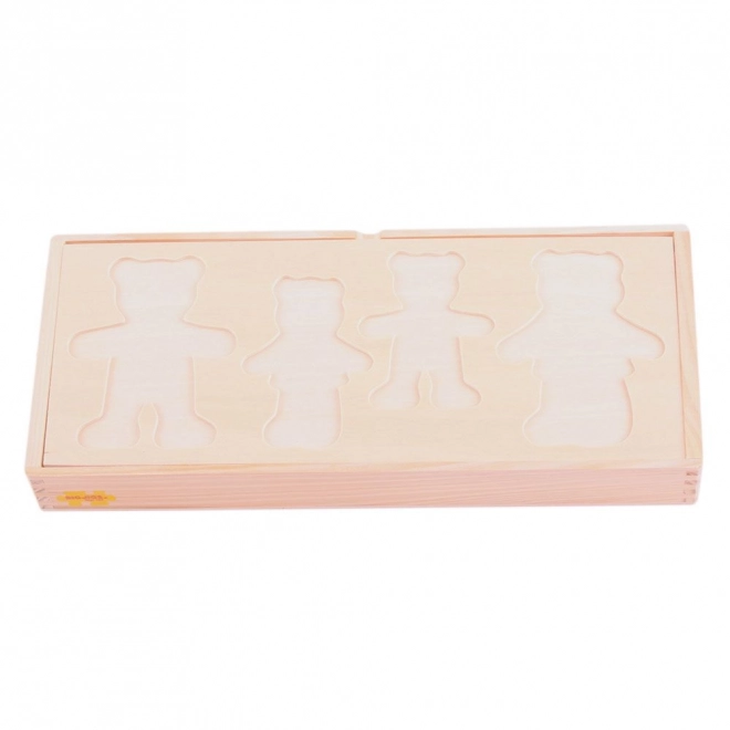 Bigjigs Toys Puzzle za Oblacenje - Medvjedića Obitelj