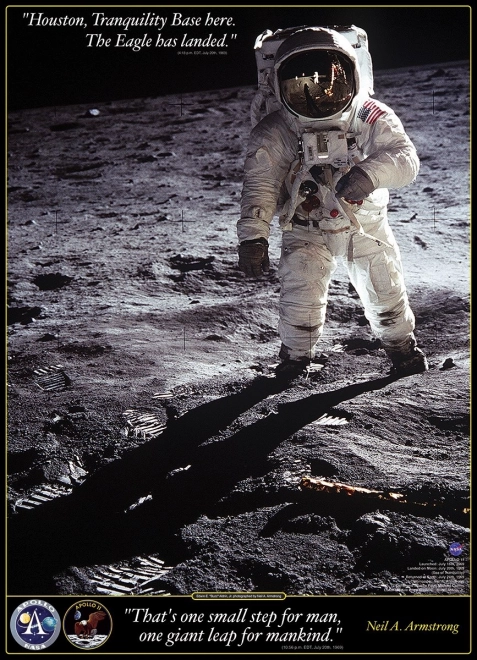 Puzzle Neil A. Armstrong: Prvi koraci na Mjesecu 1000 dijelova
