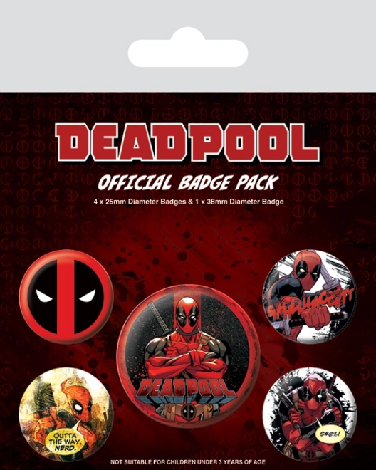 Set bedževa Deadpool
