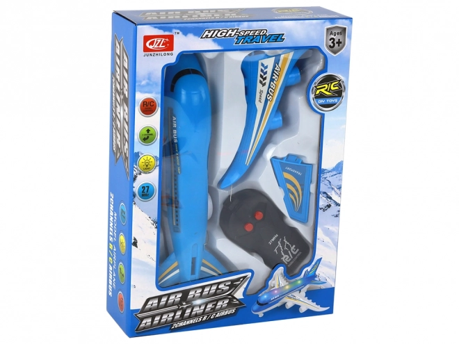 Daljinski upravljani avion R/C Svjetla Plavi DIY