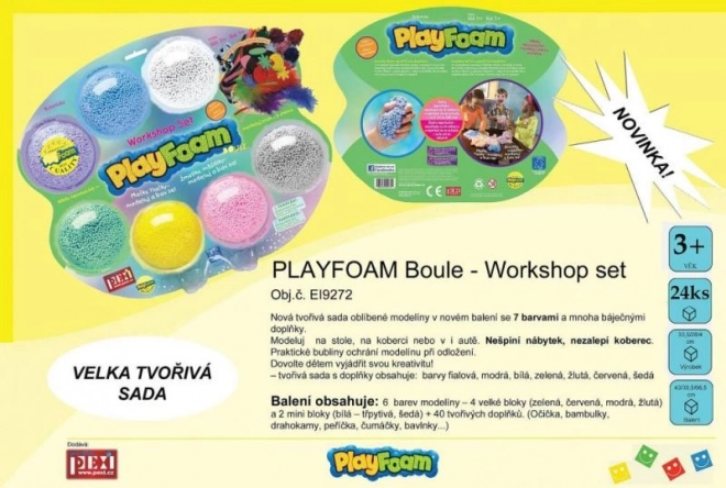 PlayFoam® Modelina/Plastelina kugličasta s dodacima 7 boja