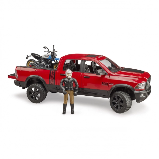 Bruder Terenski auto RAM s motociklom