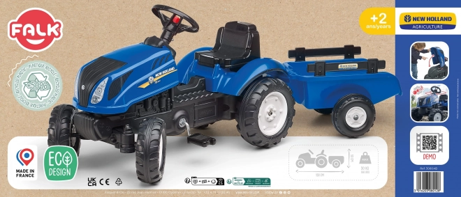 Traktor New Holland T6 s prikolicom