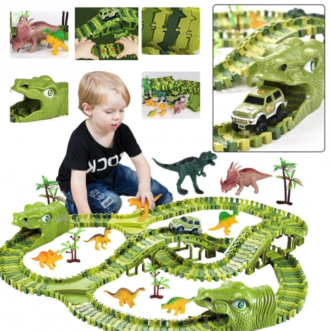 DIY dinosauri utrke staza 240 dijelova