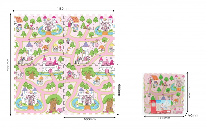 Mekani blokovi princeza 60 x 60 cm 4 kom
