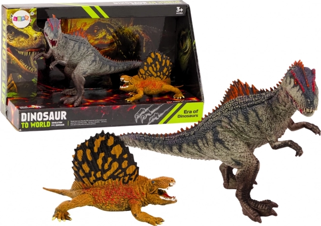 Set figurica dinosaura dimetrodon i allosaurus – 2 kom