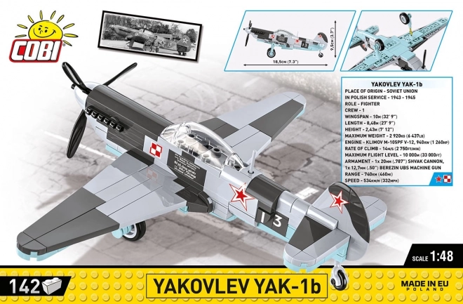 Set za izgradnju aviona Yakovlev Yak-1b
