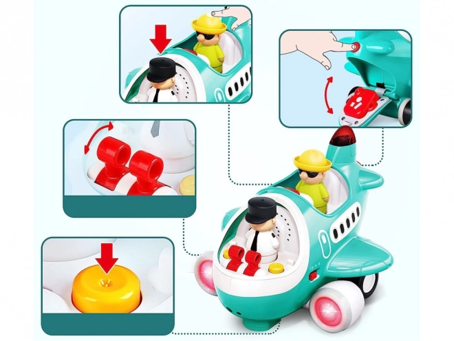 Interaktivni avion s pilotom