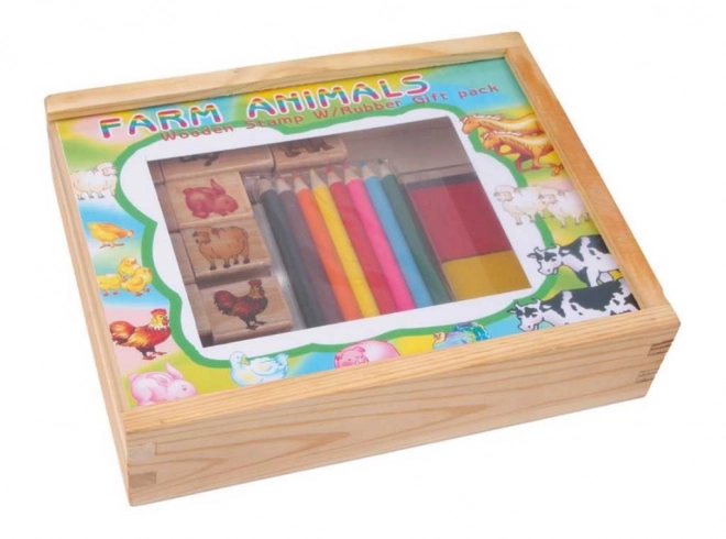 Small Foot drvena set pečata Farma