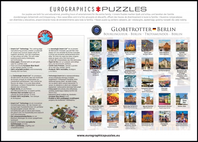 EUROGRAPHICS Puzzle Svjetski putnik Berlin 1000 dijelova